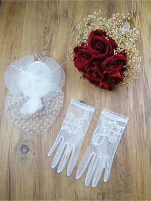 Renkli Yapay Çiçek Nikah Takımı ve Gelin Buketi Seti, Şık ve Zarif Tasarım