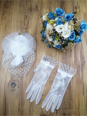 Renkli Nikah Takımı, Gelin Buketi ve Vualet Seti, Şık ve Zarif Konsept