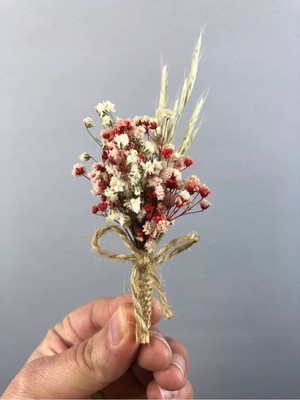 Renkli 10 Adet Yapay Damat Yaka Çiçeği, Şık ve Kullanışlı Aksesuar.