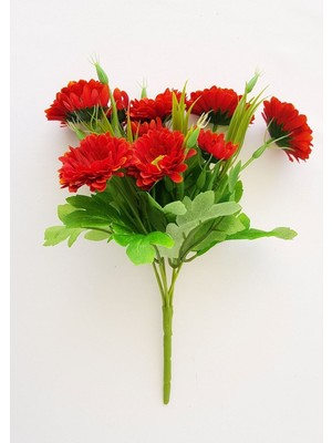 Canlı Kırmızı Papatya Demeti, Dekoratif ve Zarif Çiçek Aranjmanı