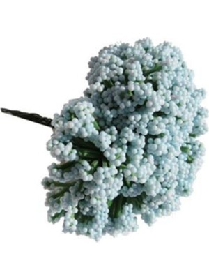 144'LÜ Mavi Çiçekli Dekoratif Dökülen Ürün