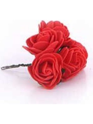 Kırmızı Küçük Lateks Güller, 144 Adet, Şık ve Doğal Görünüm.