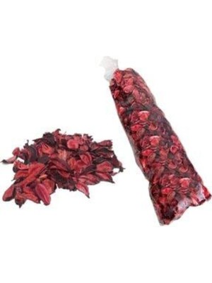Kırmızı Orta Boy Paket Yapay Kurutulmuş Gül Yaprakları 100 gr