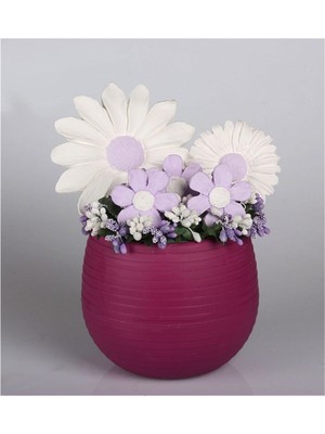 Mor Papatyalar Aranjmanı, Şık ve Doğal Dekorasyon Için Ideal Seçim