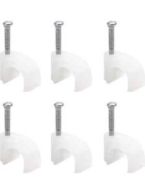 Kroşe 1 Numara Çelik Çivili 4 mm (Kordon Kabloları Için) 100'LÜ Poşet Powermaster