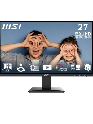 27 Msı Pro MP273U UHD Flat IPS 4ms 60HZ Antı-Glare Hdr