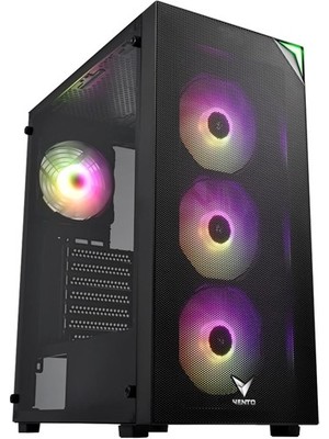Vento 650w 80+ Vg3400s Gaming Mid-Tower Pc Kasası
