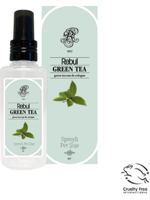 Rebul 125ml Green Tea  Spreyli Kolonya Pet