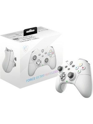 Msı Gg Force Gc300 W Beyaz Oyun Kolu Kablosuz Gamepad