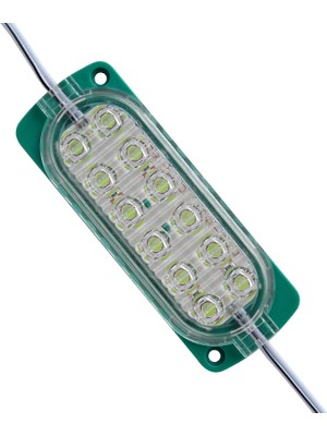 Powermaster 24 Volt 2.4 Watt Tek Renk Yeşil 2835 Modül Led