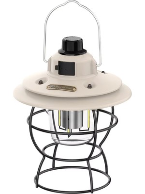 Powermaster Pm-16042 Retro Nostaljik Şarjlı Kamp Lambası Filament + Smd Ledli