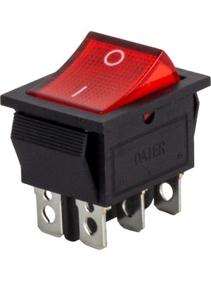 Powermaster Ic-104a Geniş Işıklı Anahtar 6p On-Off