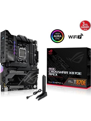 Asus Rog Crosshaır X870e Apex Ddr5 Typec 2x Pcıe 5.0 Am5 Atx