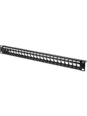Digitus Dn-91411 24'Lü 1u Siyah Boş Patch Panel