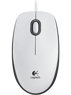 Logıtech M100 Usb Kablolu Mouse Beyaz 910-006764