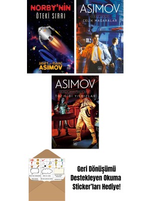Norby’nin Öteki Sırrı + Çelik Mağaralar – Robot Serisi 1. Kitap + Toz Gibi Yıldızlar – Galaktik Imparatorluk Serisi 1