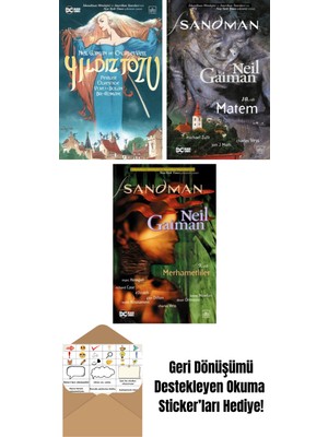 Yıldız Tozu (Resimli Edisyon) + Sandman 10 – Matem + Sandman 9 – Merhametliler
