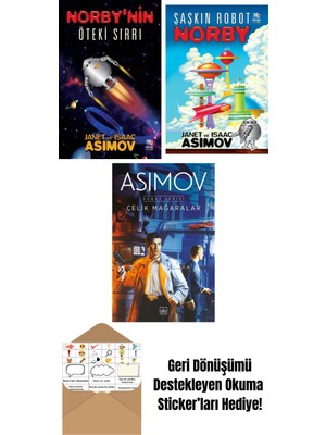 Norby’nin Öteki Sırrı + Şaşkın Robot Norby + Çelik Mağaralar – Robot Serisi 1. Kitap