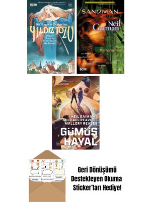 Yıldız Tozu (Resimli Edisyon) + Sandman 9 – Merhametliler + Gümüş Hayal – Ara Dünya 2 (Ciltli)