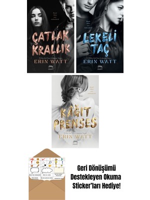 Çatlak Krallık – Royal Serisi 6. Kitap + Çarpık Saray – Royal Serisi 3. Kitap + Paramparça Prens – Royal Serisi 2. Kitap