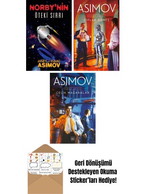 Norby’nin Öteki Sırrı + Çıplak Güneş – Robot Serisi 2. Kitap + Çelik Mağaralar – Robot Serisi 1. Kitap