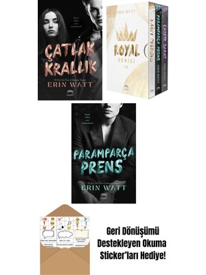 Çatlak Krallık – Royal Serisi 6. Kitap + Paramparça Prens – Royal Serisi 2. Kitap + Kâğıt Prenses – Royal Serisi 1. Kitap