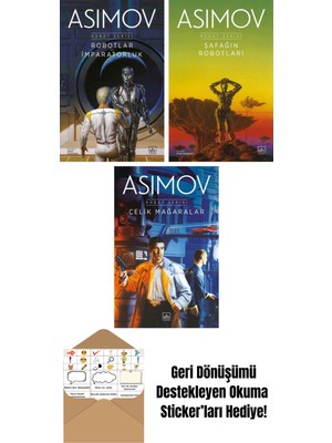 Robotlar ve Imparatorluk – Robot Serisi 4. Kitap + Şafağın Robotları – Robot Serisi 3. Kitap + Çelik Mağaralar – Robot Serisi 1. Kitap