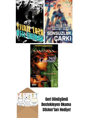 Yıldız Tozu + Sonsuzluk Çarkı – Ara Dünya 3 (Ciltli) + Sandman 9 – Merhametliler