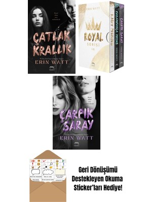 Çatlak Krallık – Royal Serisi 6. Kitap + Çarpık Saray – Royal Serisi 3. Kitap + Kâğıt Prenses – Royal Serisi 1. Kitap