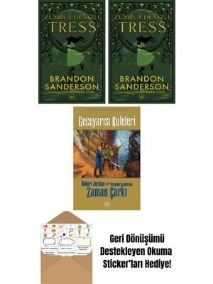 Zümrüt Denizli Tress (Ciltli) + Zümrüt Denizli Tress + Zaman Çarkı Serisi 13: Geceyarısı Kuleleri (Ciltli)