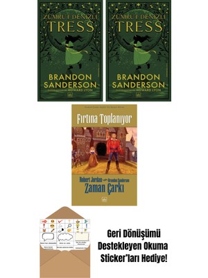 Zümrüt Denizli Tress (Ciltli) + Zümrüt Denizli Tress + Zaman Çarkı Serisi 12: Fırtına Toplanıyor