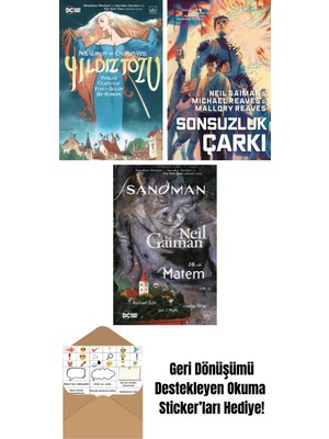 Yıldız Tozu (Resimli Edisyon) + Sonsuzluk Çarkı – Ara Dünya 3 (Ciltli) + Sandman 10 – Matem