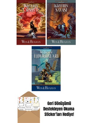 Ikizlerin Sınavı – Efsaneler Serisi 3. Kitap + Ikizlerin Savaşı – Efsaneler Serisi 2. Kitap + Kış Gecesi Ejderhaları – Ejderha Mızrağı Destanı 2. Kitap