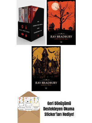 Kara Dörtleme Kutu Set (4 Kitap) + Cadılar Bayramı Ağacı + Sonbahar Ülkesi