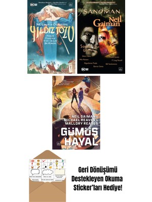 Yıldız Tozu (Resimli Edisyon) + Sandman 11 – Sonsuz Geceler + Gümüş Hayal – Ara Dünya 2 (Ciltli)