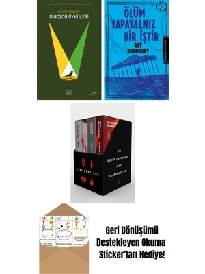 Dinozor Öyküleri + Ölüm Yapayalnız Bir Iştir + Kara Dörtleme Kutu Set (4 Kitap)