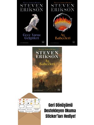 Gece Yarısı Gelgitleri / Malazan Yitikler Kitabı 5 (Ciltli) + Ay Bahçeleri – Malazan Yitikler Kitabı 1 (Ciltli) + Ay Bahçeleri – Malazan Yitikler Kitabı 1