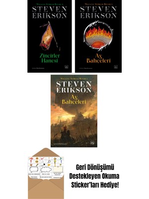Zincirler Hanesi – Malazan Yitikler Kitabı 4 (Ciltli) + Ay Bahçeleri – Malazan Yitikler Kitabı 1 (Ciltli) + Ay Bahçeleri – Malazan Yitikler Kitabı 1