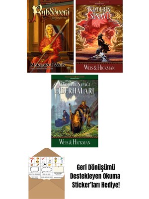 Ruhdöveni – Raistlin Tarihçeleri 1. Kitap + Ikizlerin Sınavı – Efsaneler Serisi 3. Kitap + Ilkbahar Şafağı Ejderhaları – Ejderha Mızrağı Destanı 3. Kitap