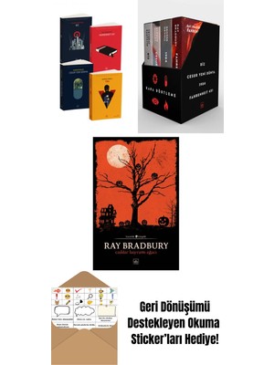 Kara Dörtleme Set + Kara Dörtleme Kutu Set (4 Kitap) + Cadılar Bayramı Ağacı