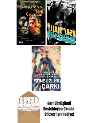 Sandman 11 – Sonsuz Geceler + Yıldız Tozu + Sonsuzluk Çarkı – Ara Dünya 3 (Ciltli)
