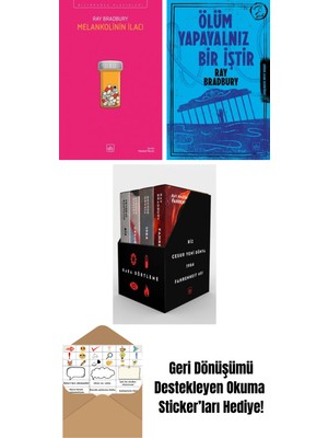 Melankolinin Ilacı + Ölüm Yapayalnız Bir Iştir + Kara Dörtleme Kutu Set (4 Kitap)