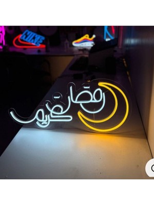 Kırmızı Neon LED Işıklı Dekoratif Aydınlatma, Şık ve Parlak Tasarım