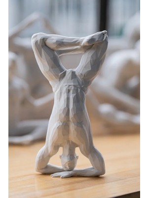 Beyaz Yoga ve Meditasyon Temalı Dekor, Ev ve Ofis Için Güç Gösterisi Hediye