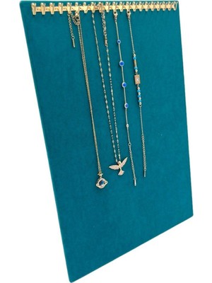 About The Perfect Dikey Yeşil Renkli Kolye, Tesbih ve Bileklik Standı, Şık ve Kullanışlı Tasarım