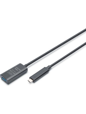 Dıgıtus Active Usb-C Extension Cable, 5m 10G, USB 3.2 Gen2, Usb-C - Usb-A (M/f)