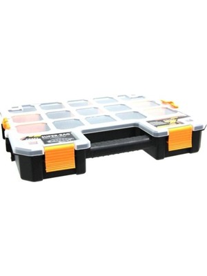 Çok Bölmeli Şeffaf Plastik Kutu, Düzen ve Saklama Kolaylığı Sağlar.