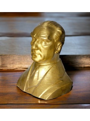 10 cm Atatürk Büst Biblo, Şık ve Detaylı Dekoratif Ürün