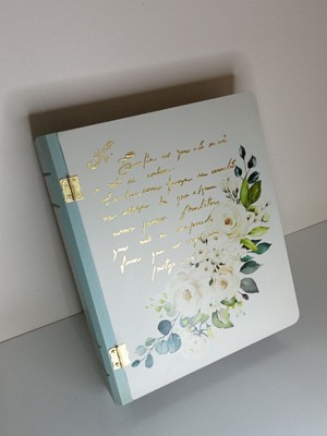 Büyük Boy Ahşap Kitap Kutu, Özel Tasarım, Ev Dekorasyonu Için Şık Seçenek