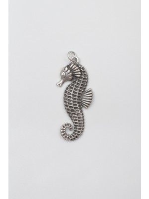 Denizatı Kolye Ucu - Antik Gümüş Kaplama - Kadın Erkek